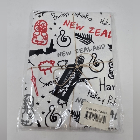 NWT NEW ZEALAND COTTON KITCHEN TOWEL SET OF 2 NATIVE FLOWERS DISH TOWELS DECOR - Picture 9 of 12